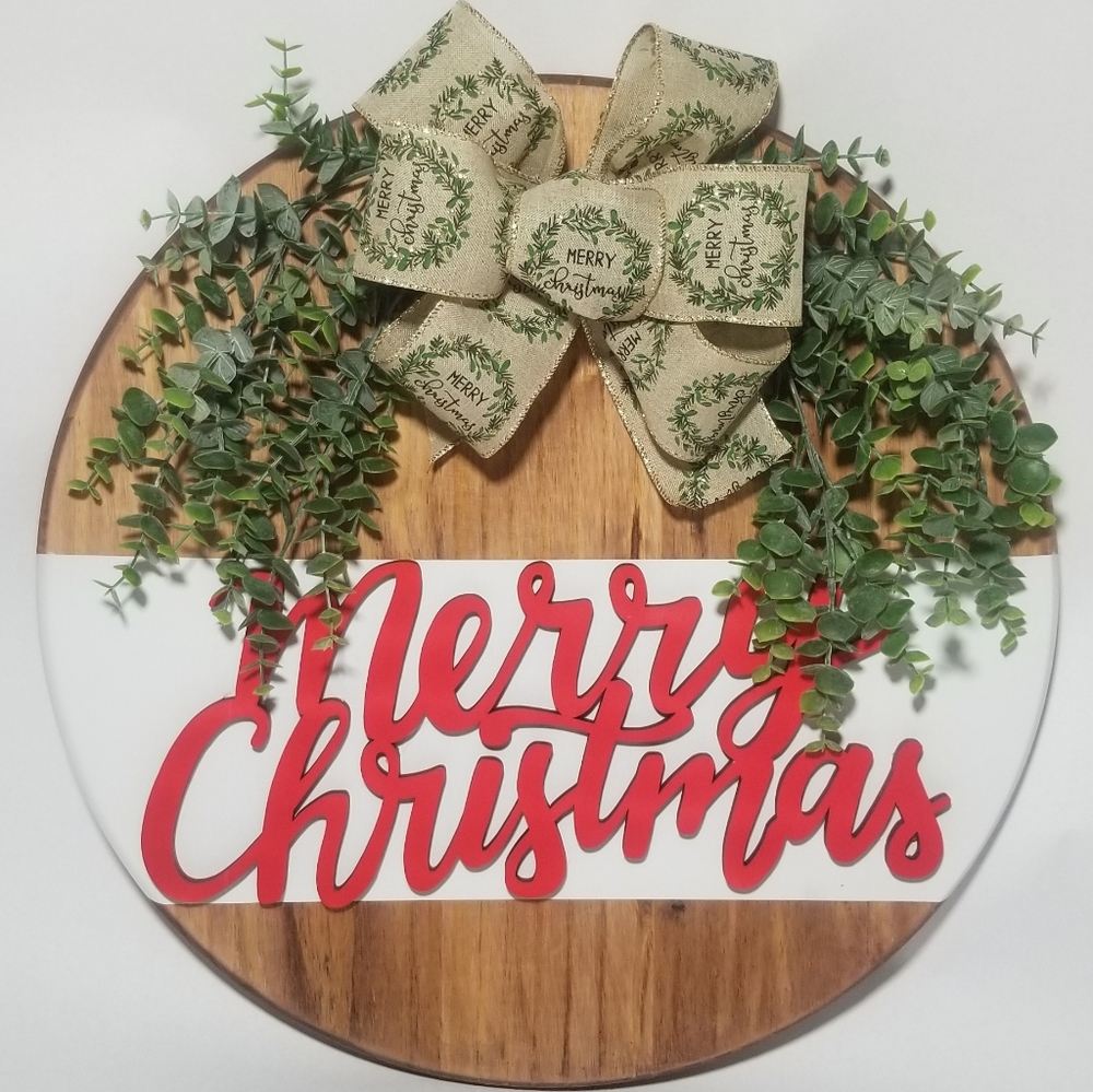 Handmade Christmas Sign